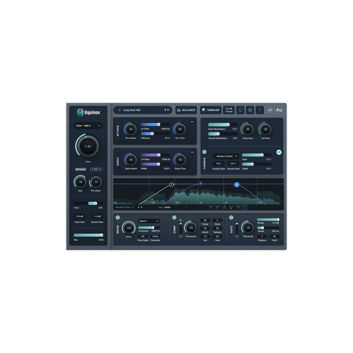 iZotope Equinox｜イマーシブ対応リバーブ