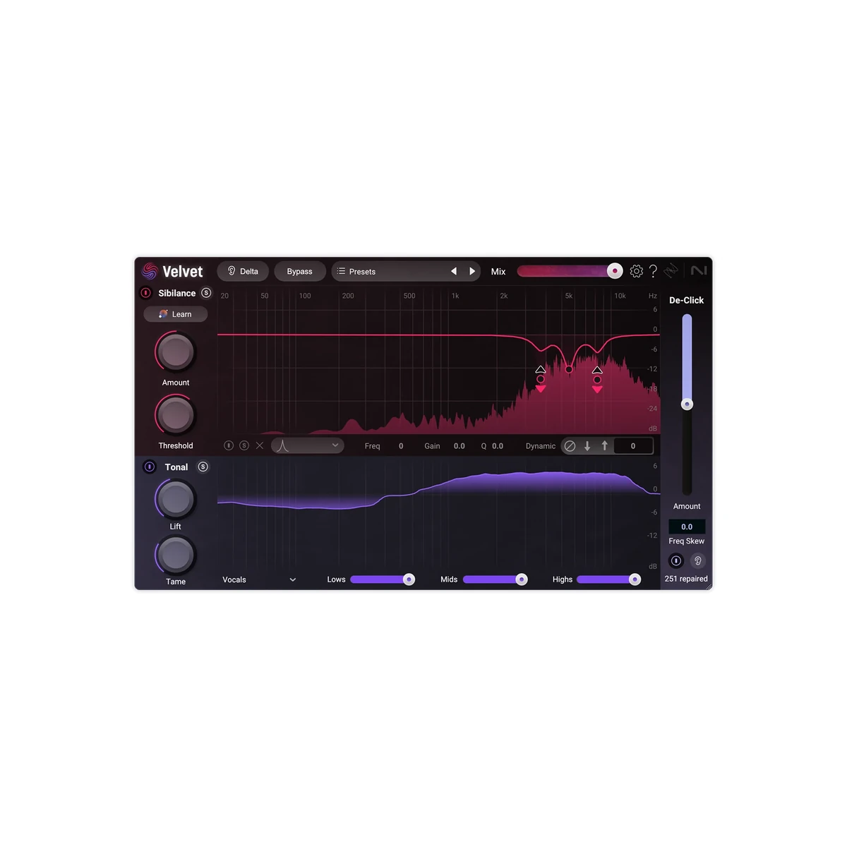 iZotope Velvet｜ボーカルプロセッサー