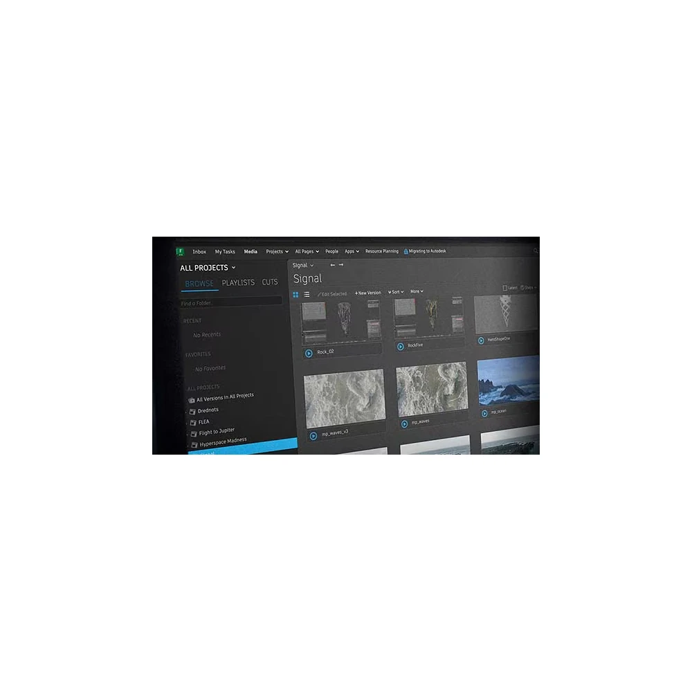 Autodesk Flow Production Tracking 公式製品画像
