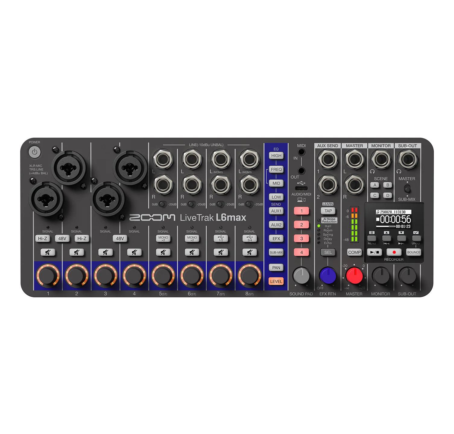 ZOOM LiveTrak L6max